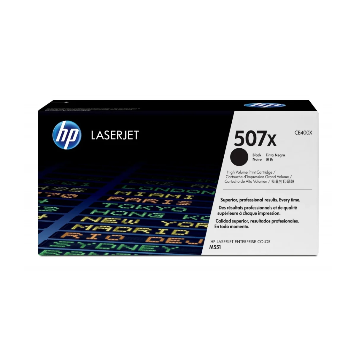 Cartucho de Toner HP 507X Negro LaserJet Original CE400X CE400X