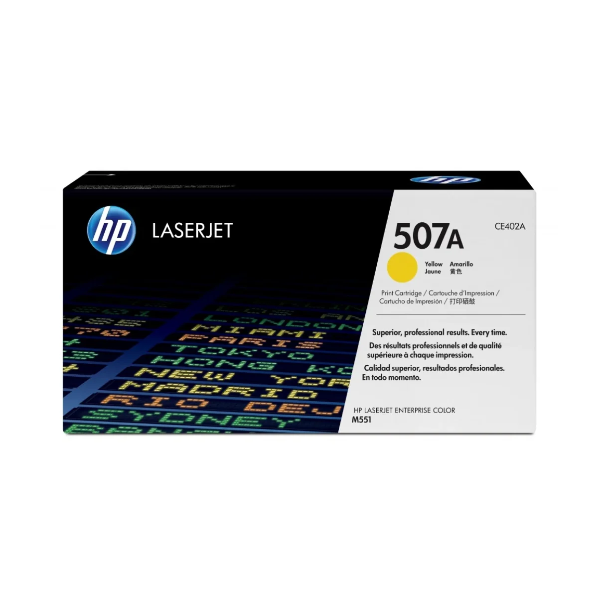 Cartucho de Toner HP 507A Amarillo LaserJet Original CE402A CE402A
