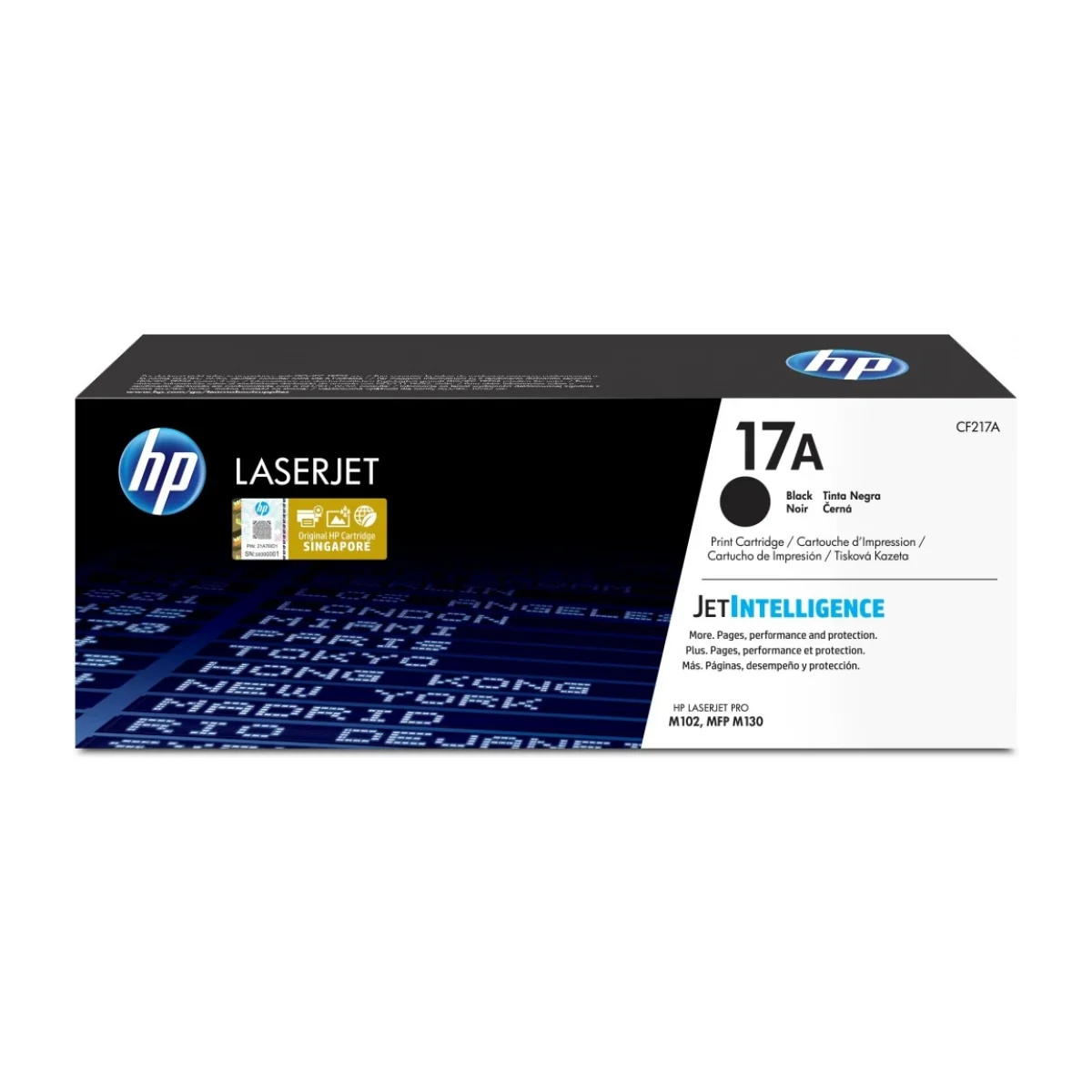 Cartucho De Toner Hp 17A Negro Laserjet Original Cf217A CF217A