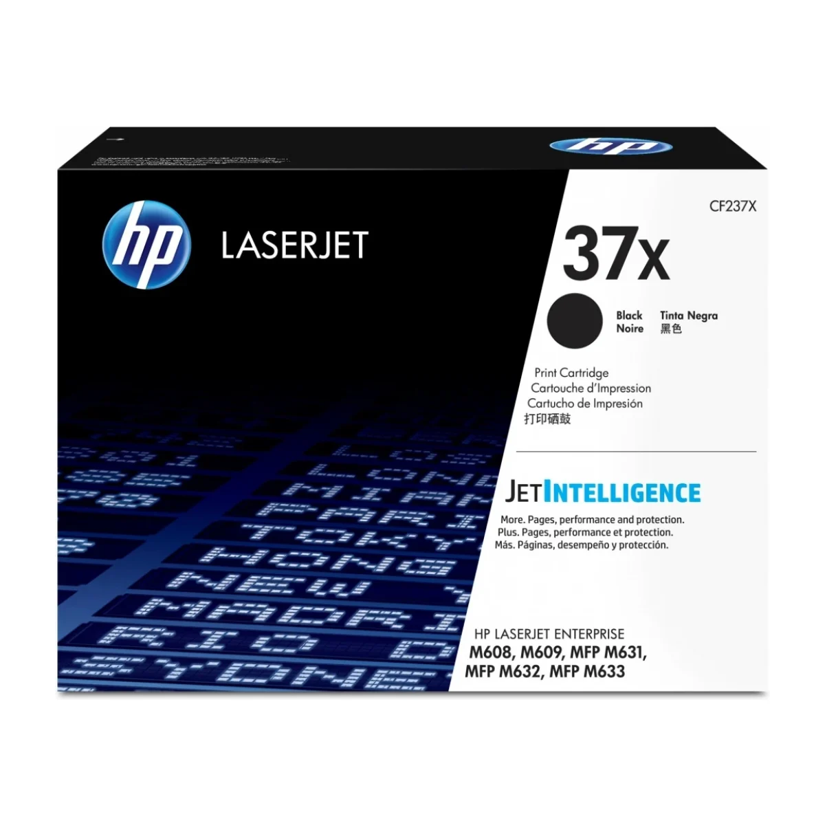 Cartucho de Toner HP 37X Negro LaserJet Original CF237X CF237X