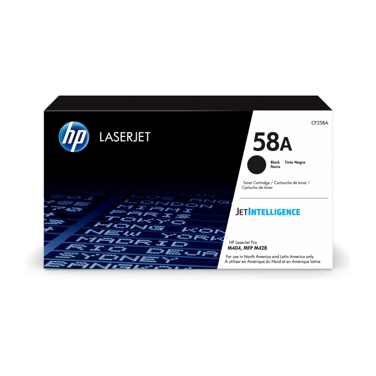 Cartucho de Toner HP 58A Negro LaserJet Original CF258A CF258A