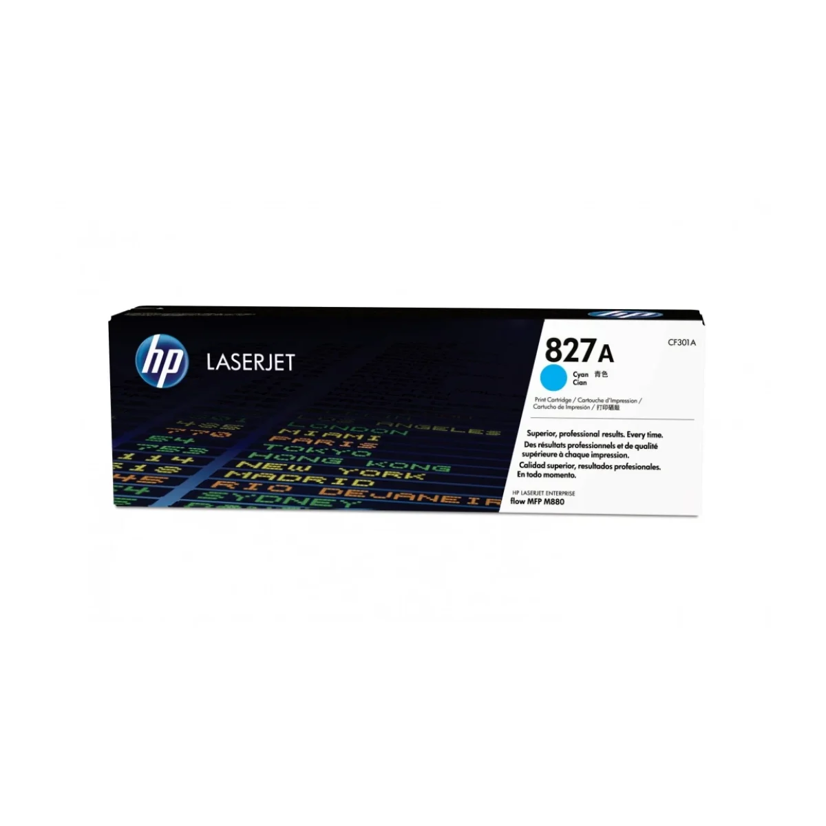 Cartucho de Toner HP 827A Cian LaserJet Original CF301A CF301A