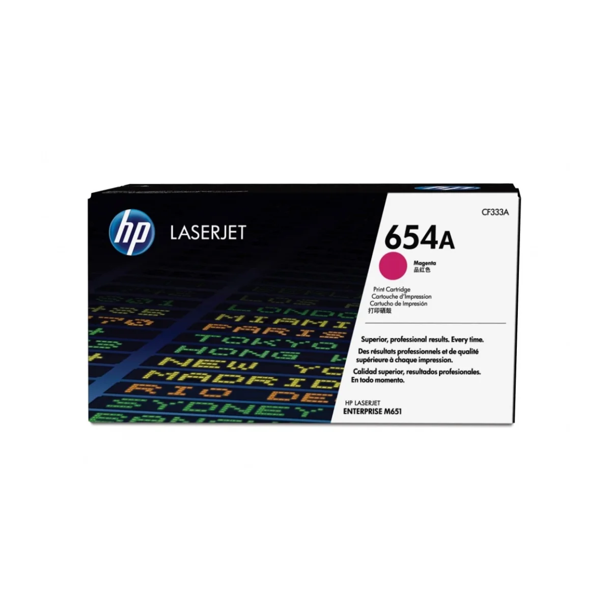 Cartucho de Toner HP 654A Magenta LaserJet Original CF333A CF333A