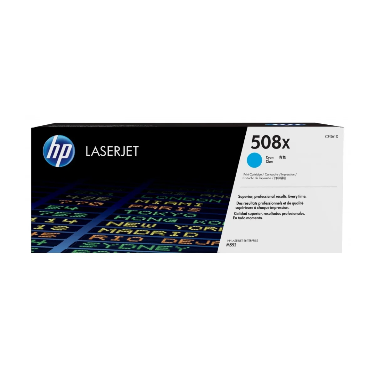 Cartucho de Toner HP 508X Cian LaserJet Original CF361X CF361X