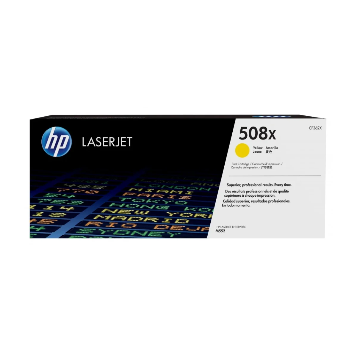 Cartucho de Toner HP 508X Amarillo LaserJet Original CF362X CF362X