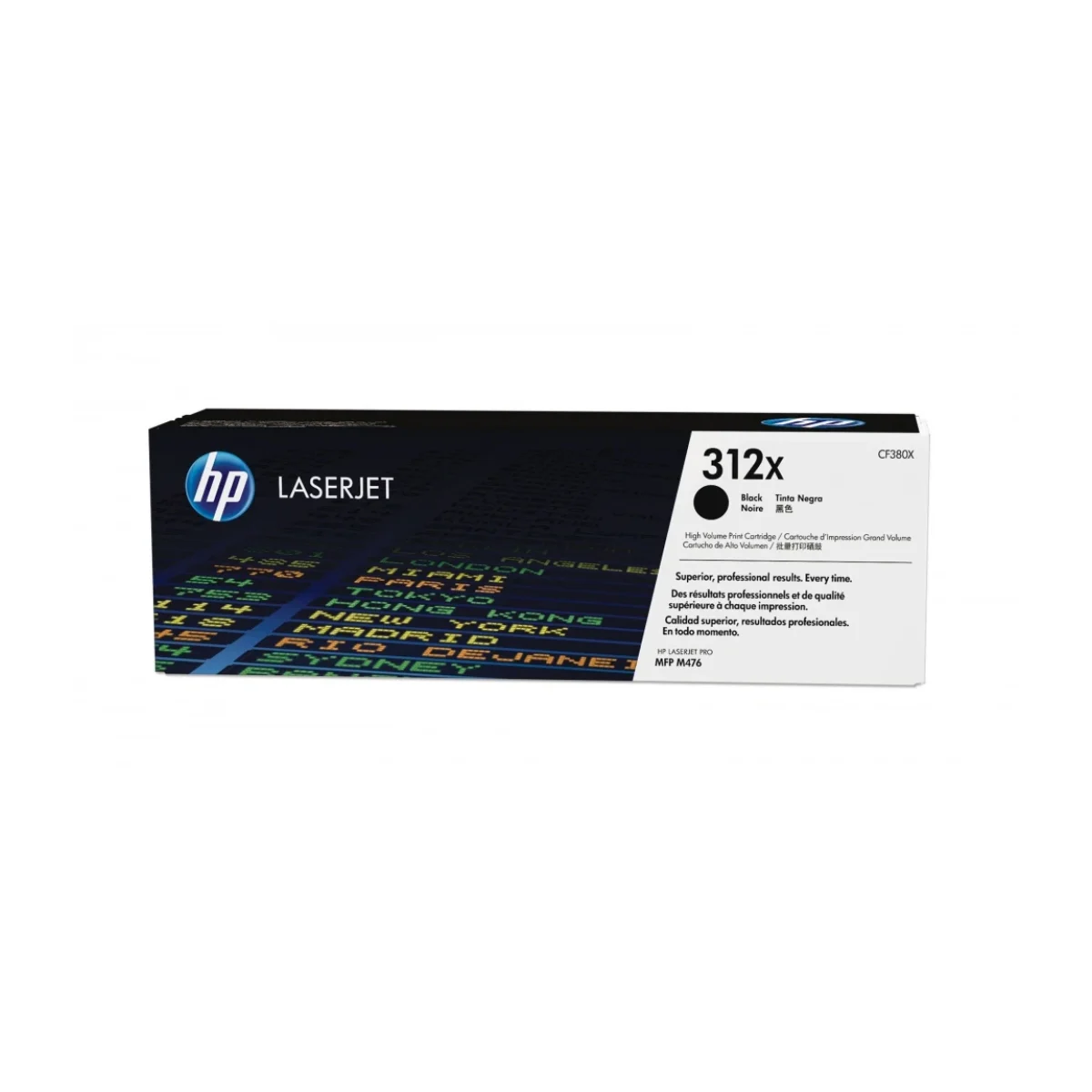 Cartucho de Toner HP 312X Negro LaserJet Original CF380X CF380X