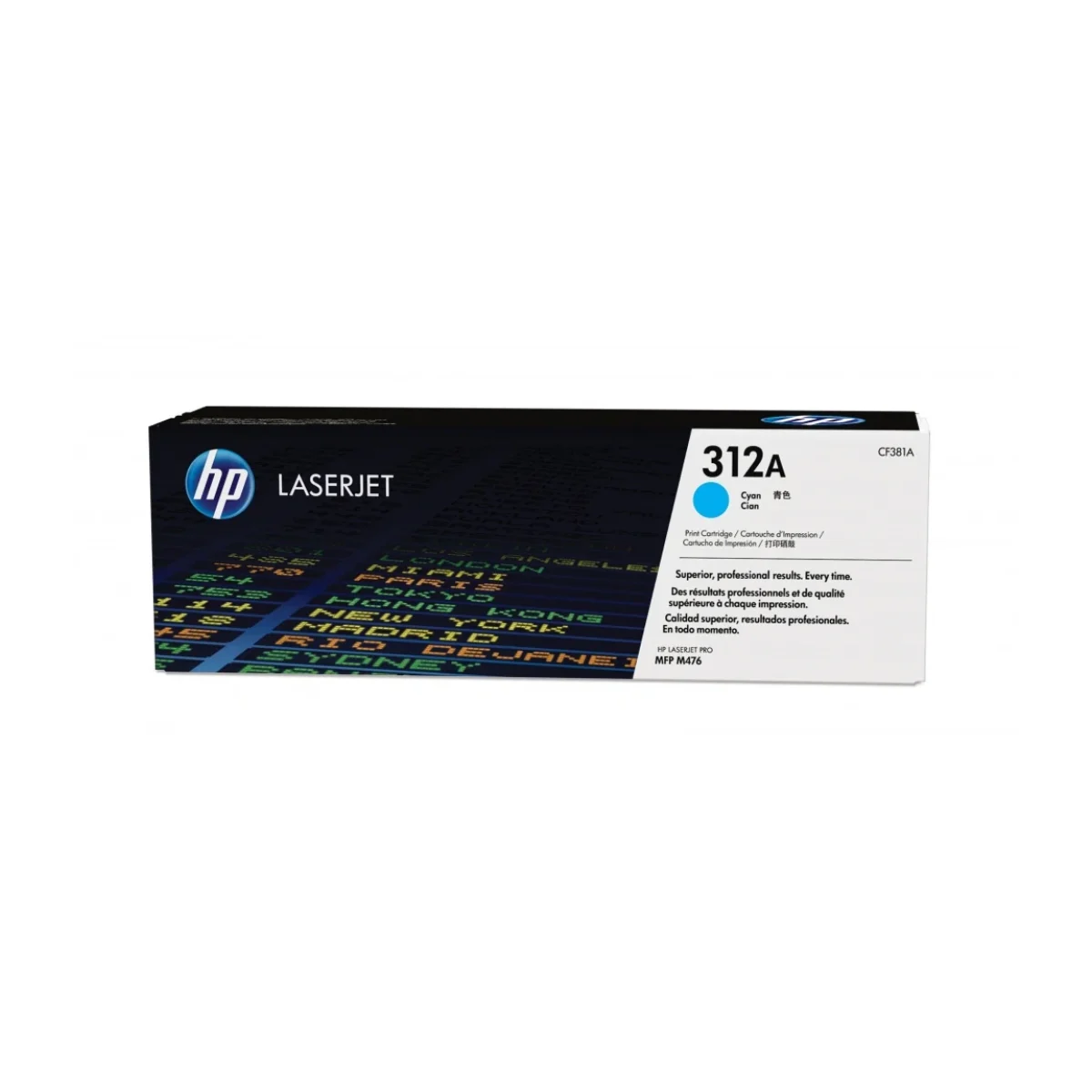 Cartucho De Toner Hp 312A Cian Laserjet Original Cf381A CF381A