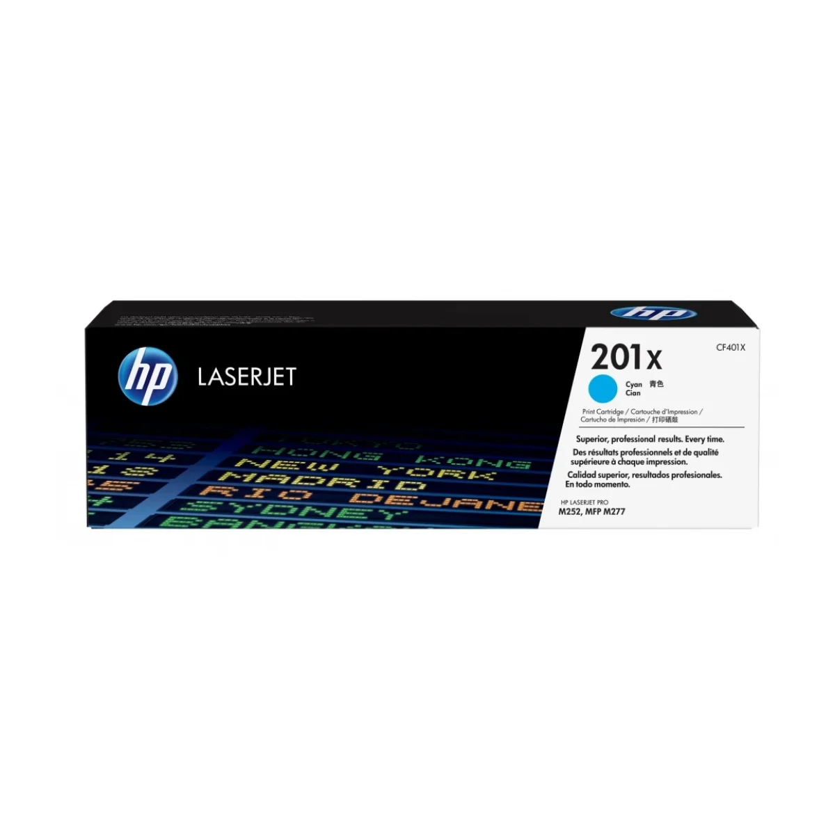 Cartucho de Toner HP 201X Cian LaserJet Original CF401X CF401X
