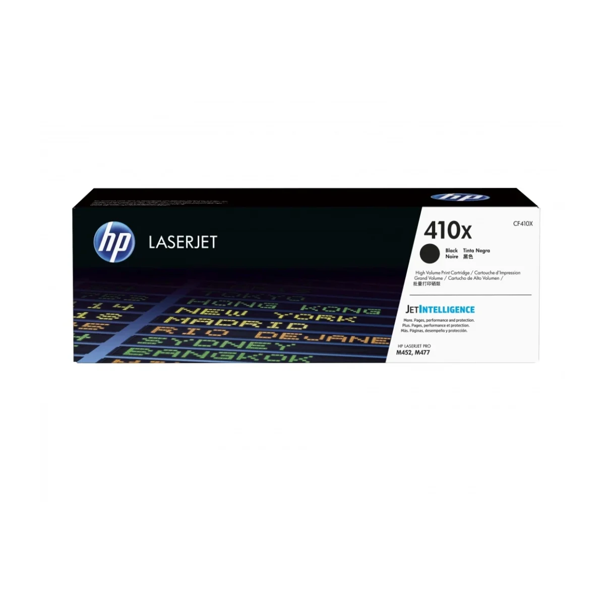 Cartucho De Toner Hp 410X Negro Alto Rendimiento Laserjet Original Cf410X CF410X