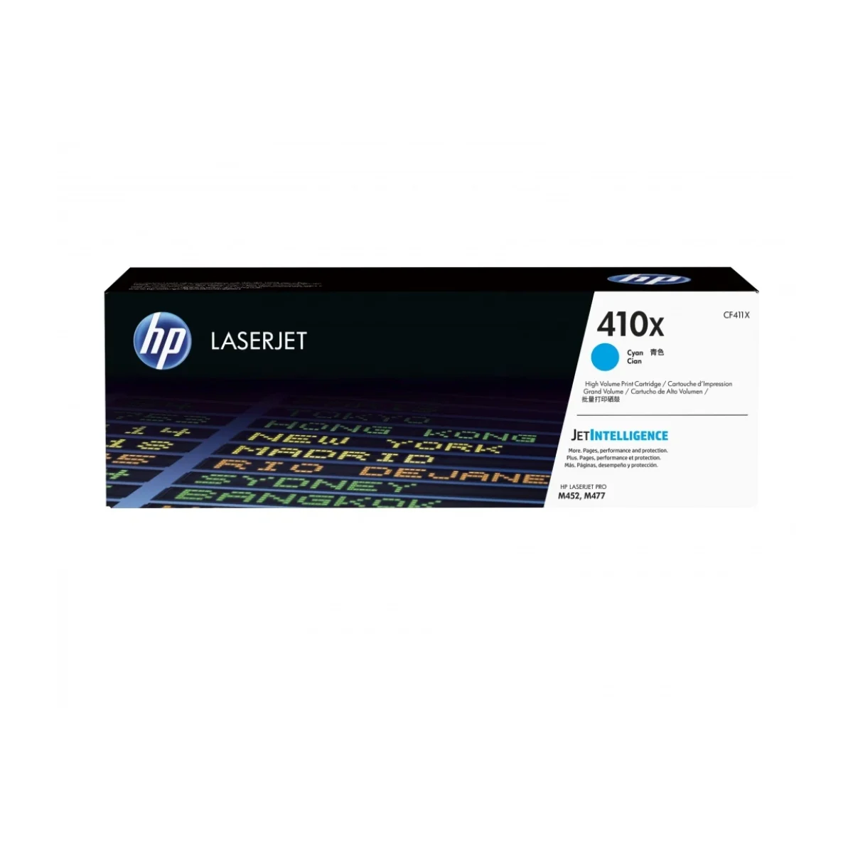 Cartucho De Toner Hp 410X Cian Laserjet Original Cf411X CF411X