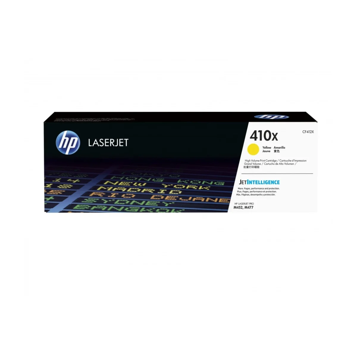 Cartucho De Toner Hp 410X Amarillo Laserjet Original Cf412X CF412X