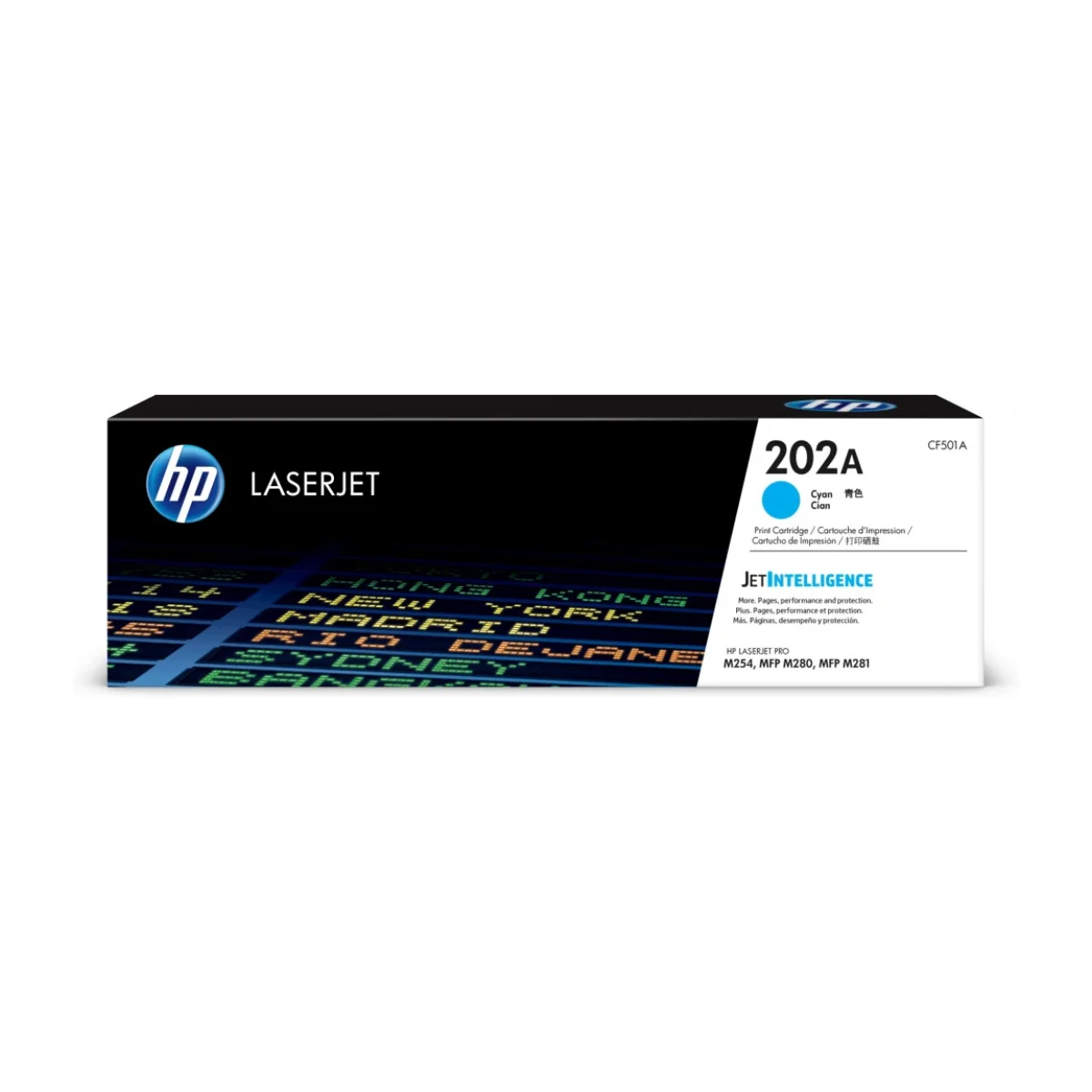 Cartucho De Toner Hp 202A Cian Laserjet Original Cf501A CF501A