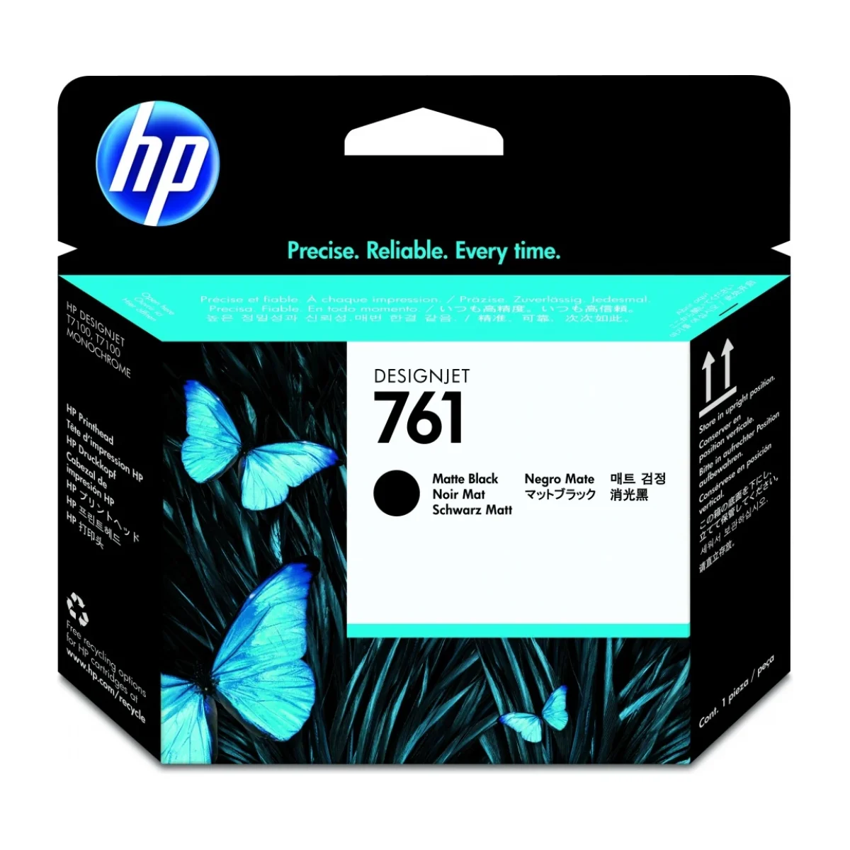 Cabezal De Impresion Hp 761 Negro Mate Original Ch648A CH648A