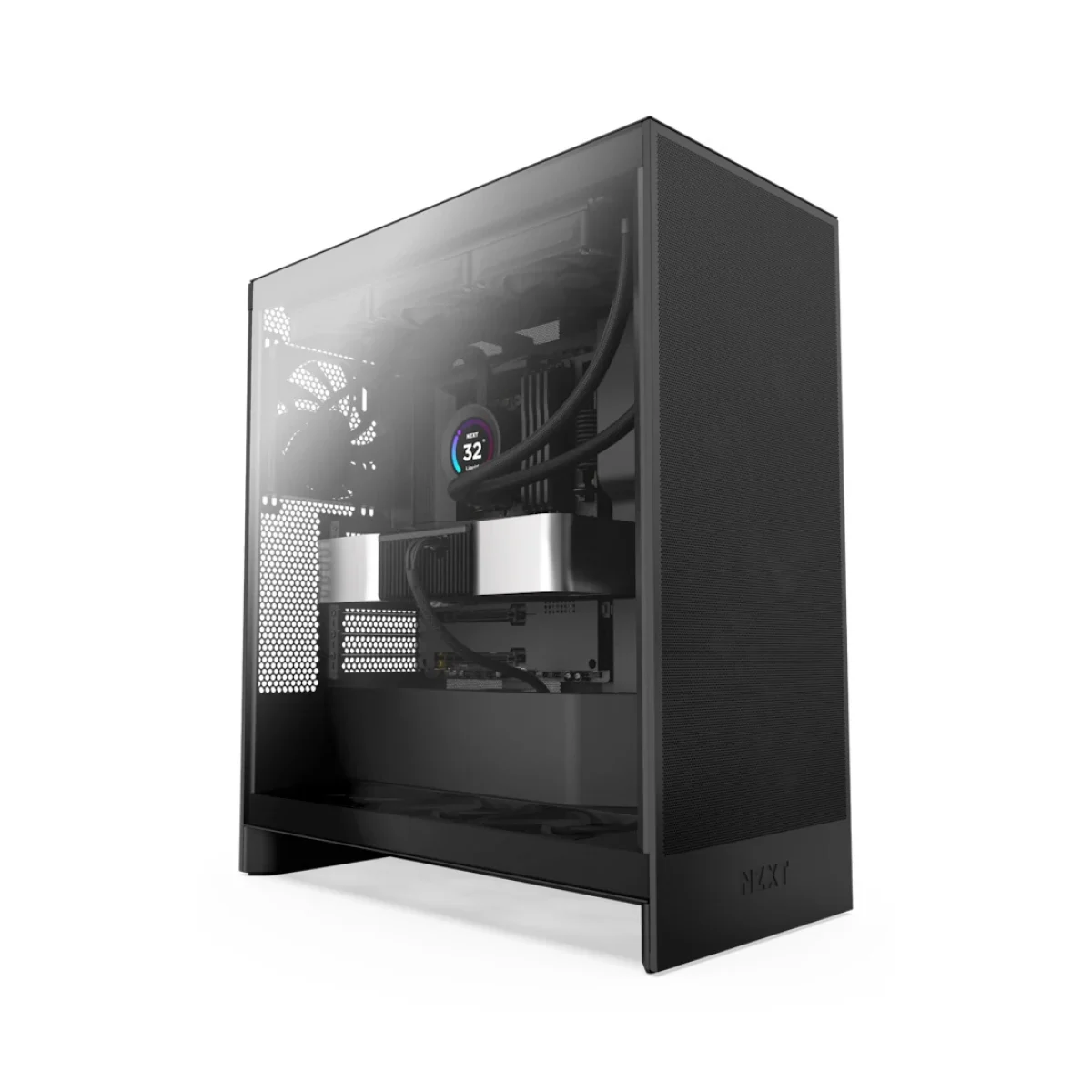 Gabinete NZXT H7 Flow Media Torre E ATXATXMicro AT CM H72FB 01