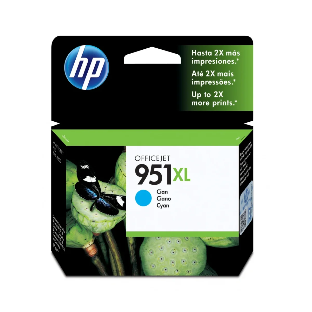 Cartucho de Tinta HP 951XL Cian Original CN046AL CN046AL