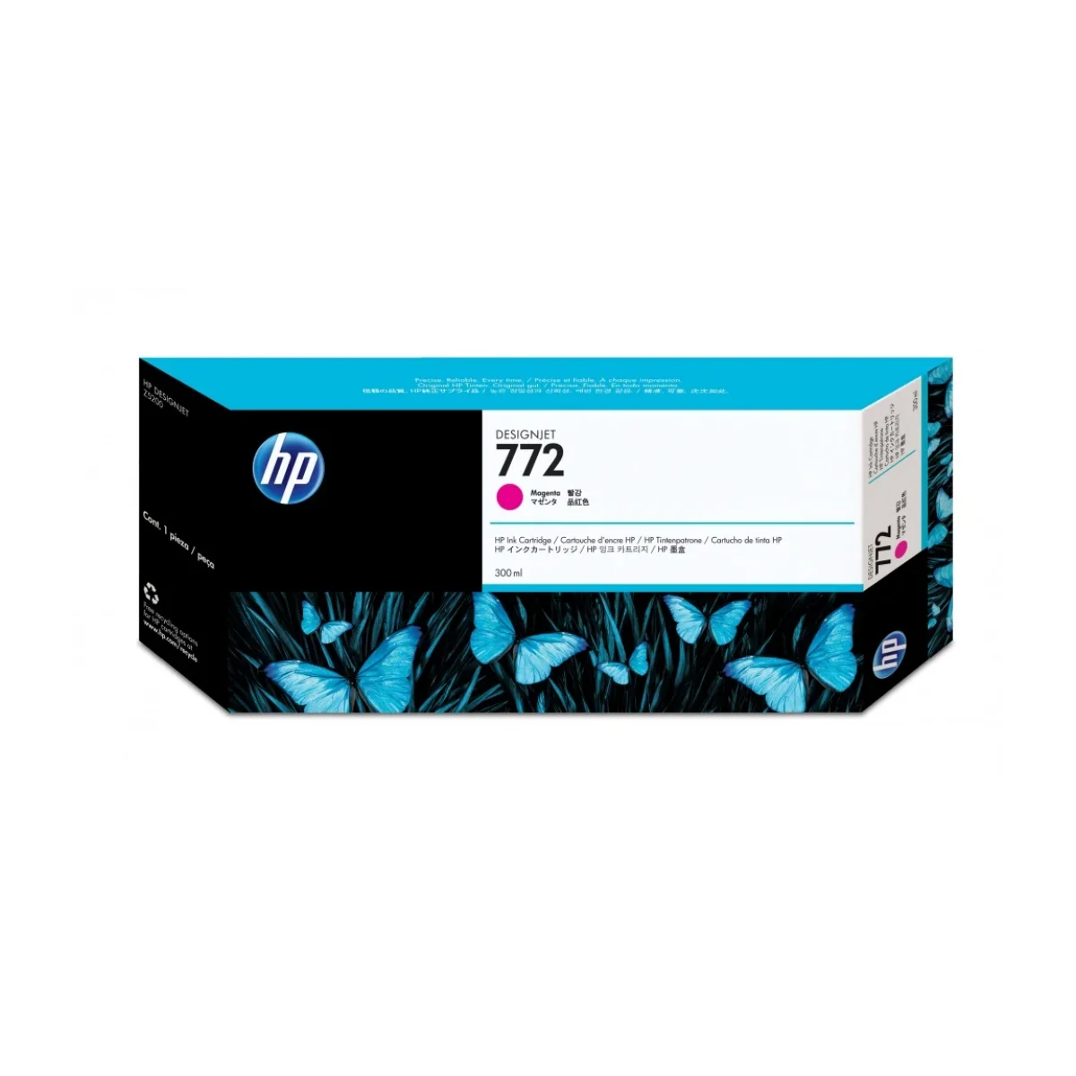 Cartucho De Tinta Hp 772 Magenta Original Cn629A CN629A