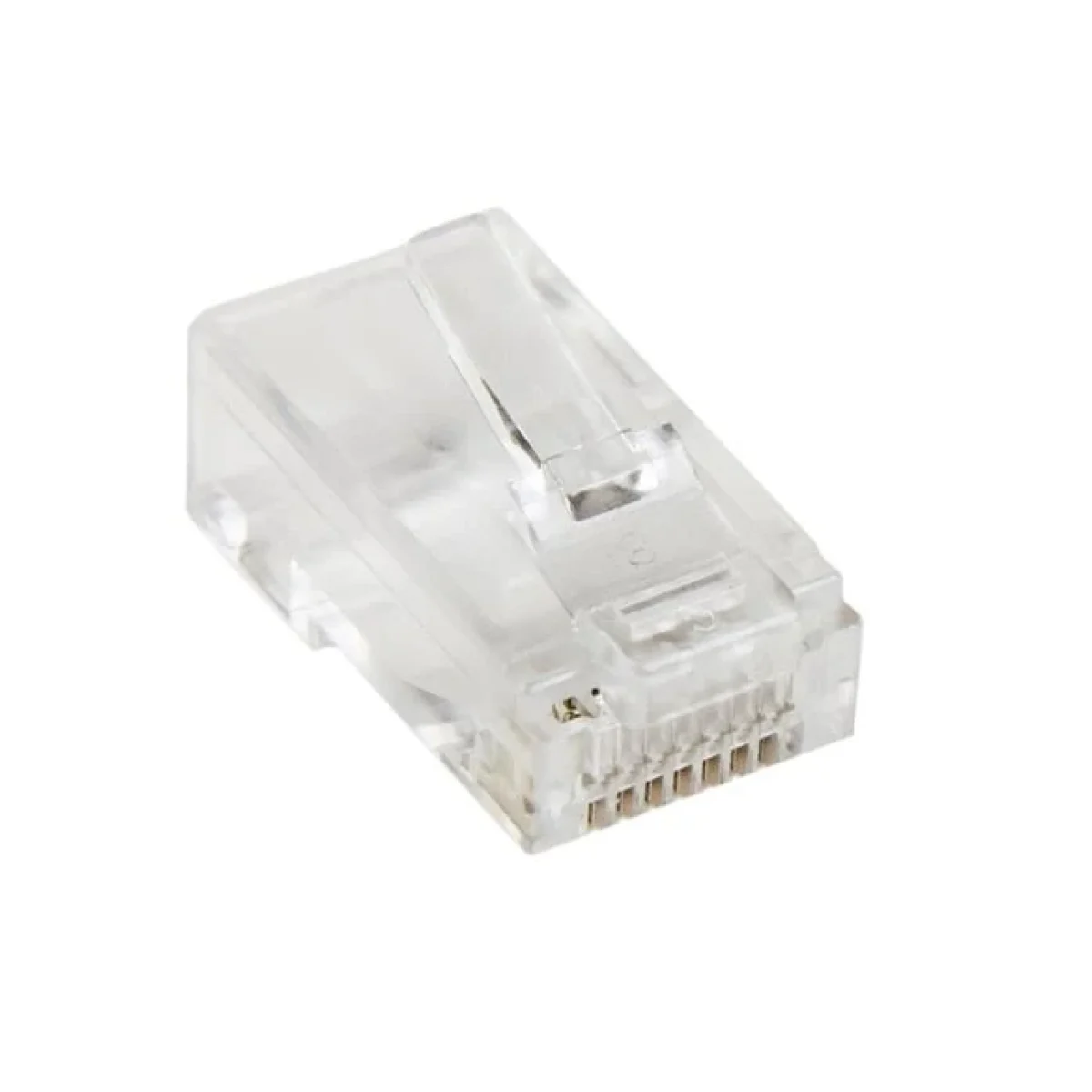 Plug StarTechcom Cat5e RJ 45 Transparente 50 Piezas CRJ4550PK