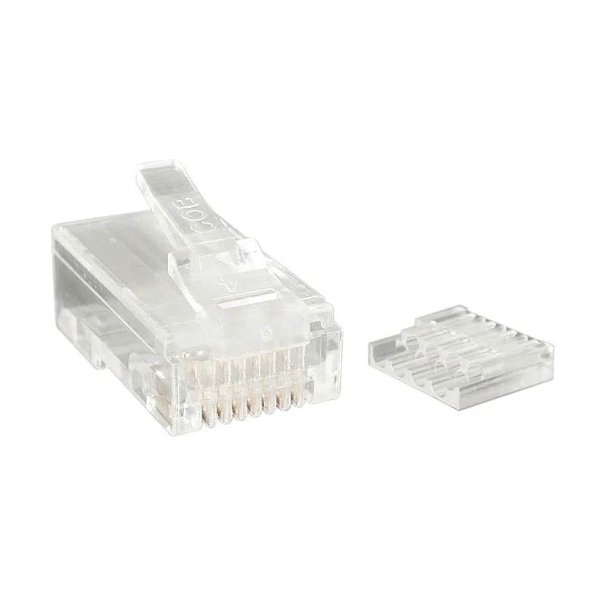 Plug StarTechcom Cat6 RJ 45 Transparente 50 Piezas CRJ45C6STR50