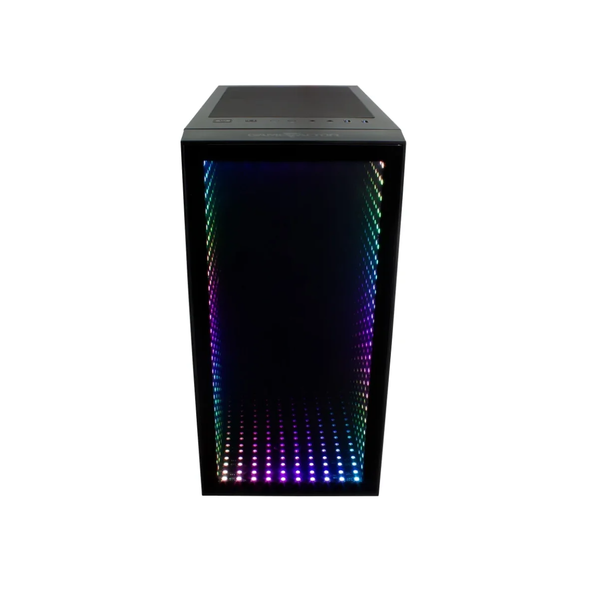 Gabinete Gamer Game Factor CSG560 Optical ATX Micro ATX Mini ITX Panel Lateral Negro CSG560