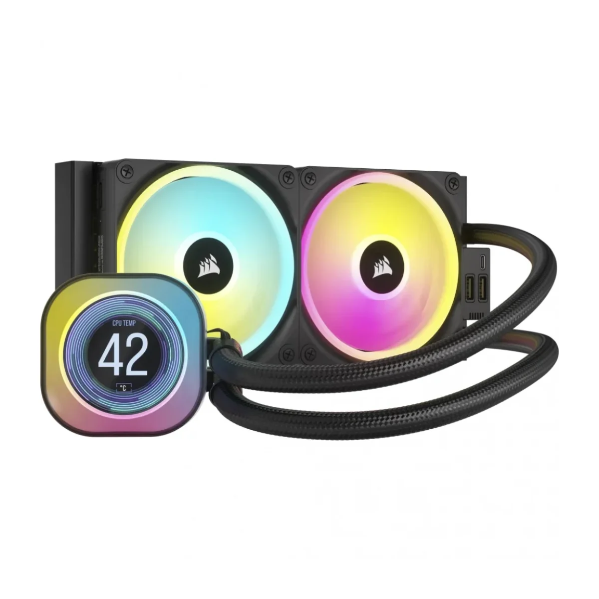 Enfriamiento Liquido Corsair iCUE LINK H100i LCD 2 CW 9061007 WW