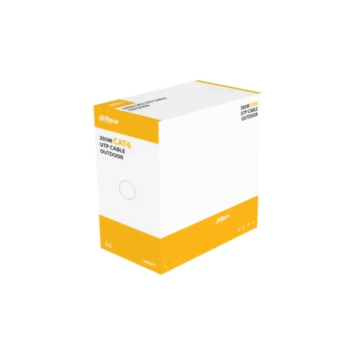 Bobina Dahua PFM920 6U Cat6 305M 23 AWG Negro DH PFM920 6U