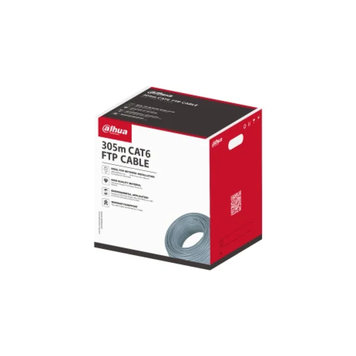 Bobina Dahua PFM920I 6F C Cat6 FTP 305m Gris DH PF DH PFM920I 6F C
