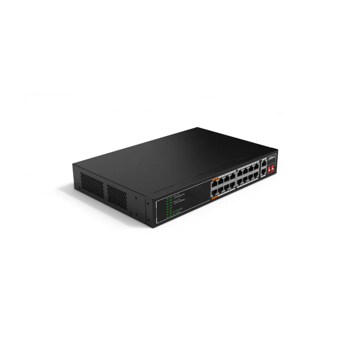 Switch Dahua SF1018LP Fast Ethernet 16 Puertos PoE DH SF1018LP