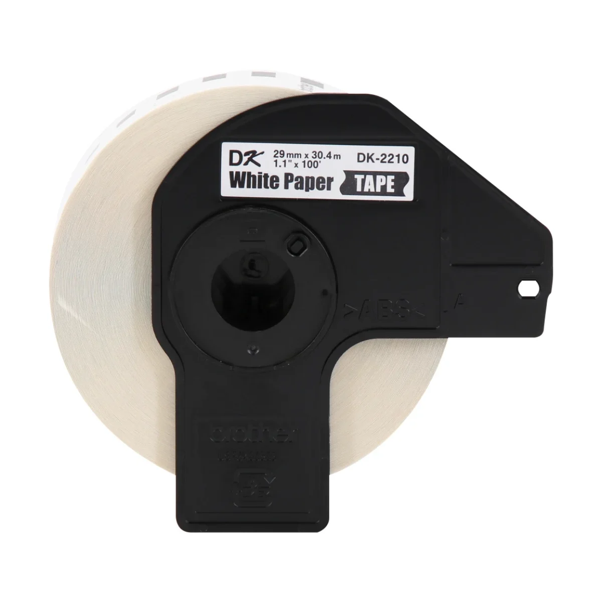 Cinta Brother Dk2210 Texto Negro Sobre Fondo Blanco 29Mm X 304Mts Longitud Continua DK2210