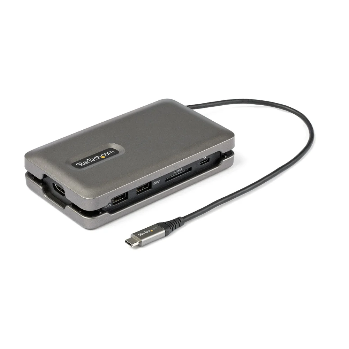 Adaptador StarTechcom DKT31CSDHPD3 USB C a HDMI 2x USB Lector SD PD 100W Cable 25cm DKT31CSDHPD3
