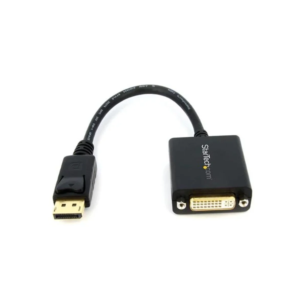 Adaptador de Video StarTechcom DisplayPort a DVI 1080p 15cm DP2DVI2