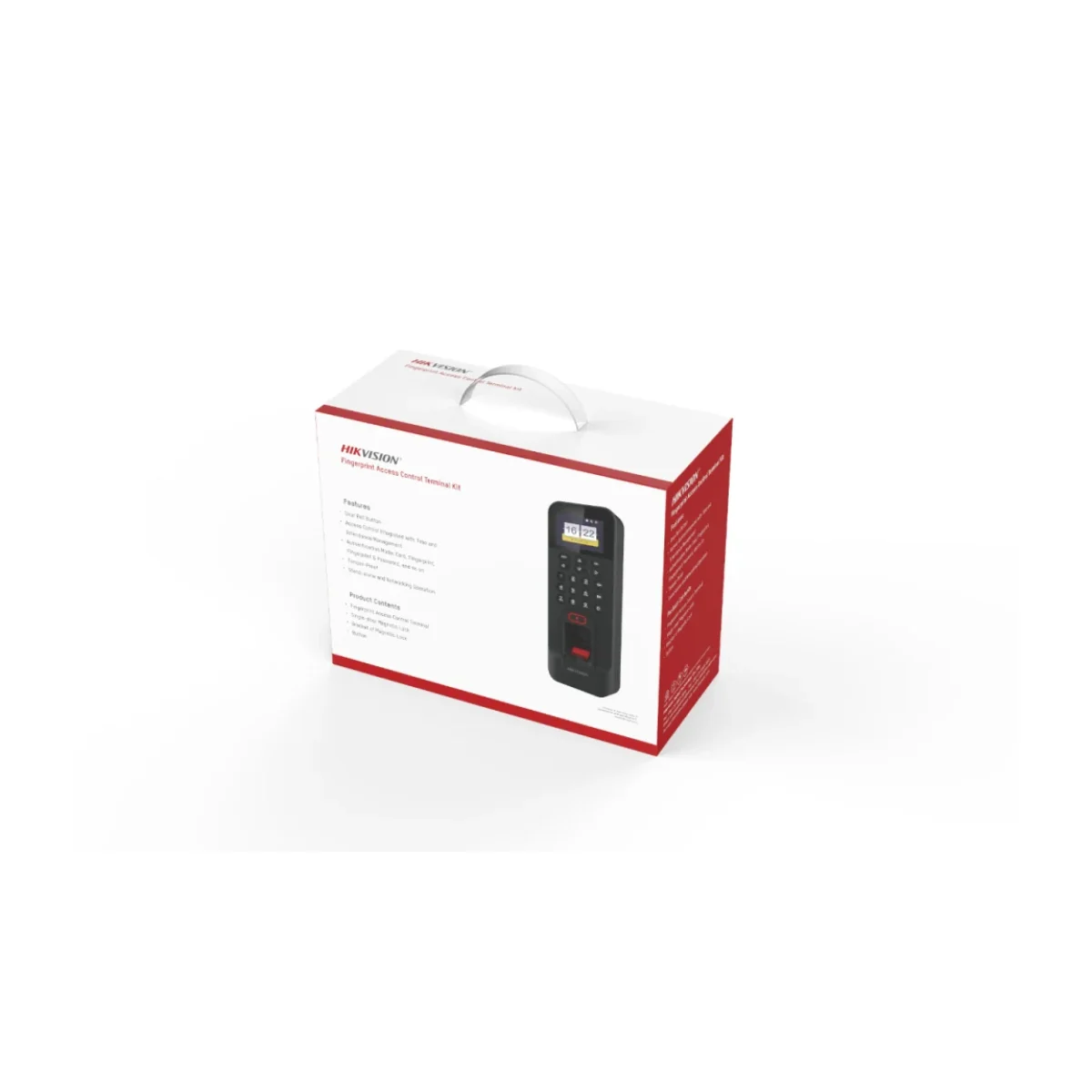 Kit de Control de Acceso HIKVISION DS KAS261 Lector de Huellas y Tarjetas Con Boton de Salida Electroiman Montajes Z y L DS KAS261