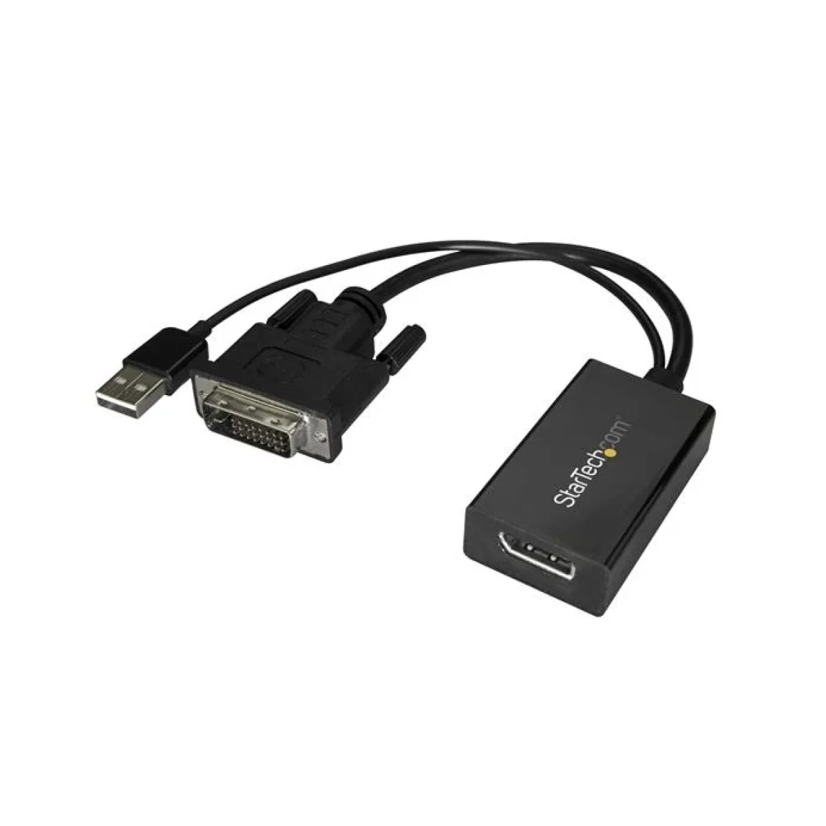 Convertidor StarTechcom DVI2DP2 DVI a DisplayPort Alimantado por USB DVI2DP2