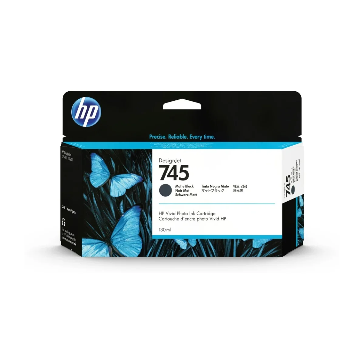 Cartucho De Tinta Hp 745 Negro Matte Original F9J99A F9J99A