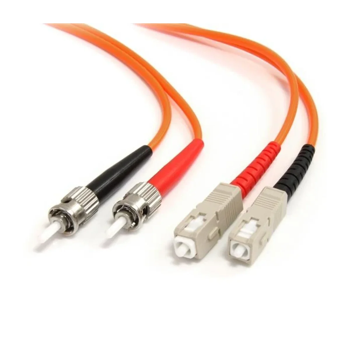Cable de Fibra optica StarTechcom ST SC Duplex Multimodo 1M Naranja FIBSTSC1