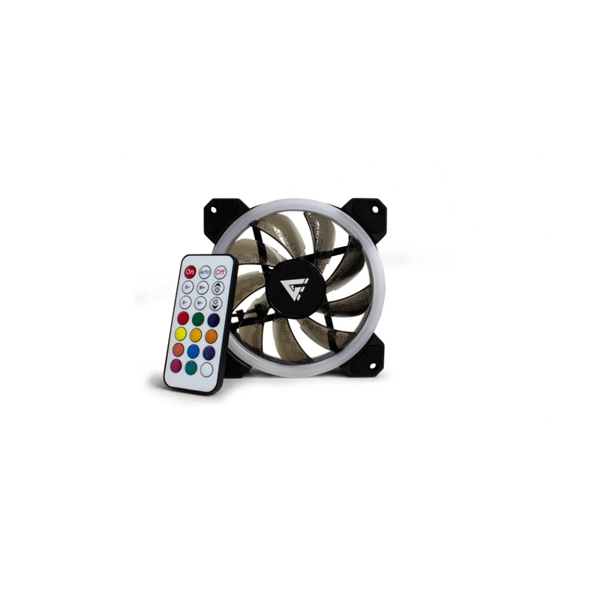 Kit de Ventiladores Game Factor Optical 120mm 12V 1500 RPM RGB FKG400