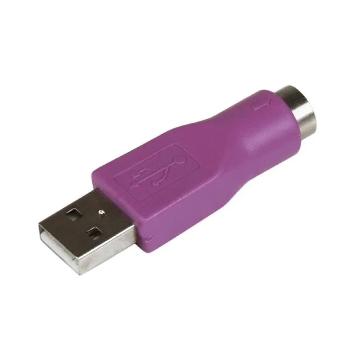 Adaptador de Teclado StarTechcom PS 2 a USB Hembra a Macho Violeta GC46MFKEY