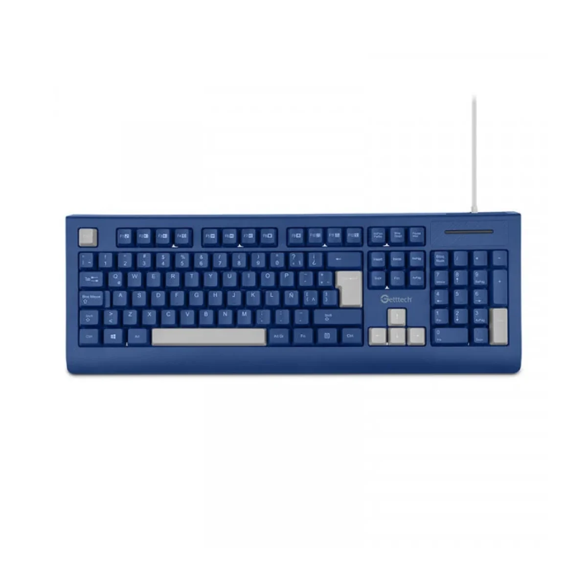 teclado getttech ggk esmwr 02 alambrico espanol az ggk esmwr 02 bl