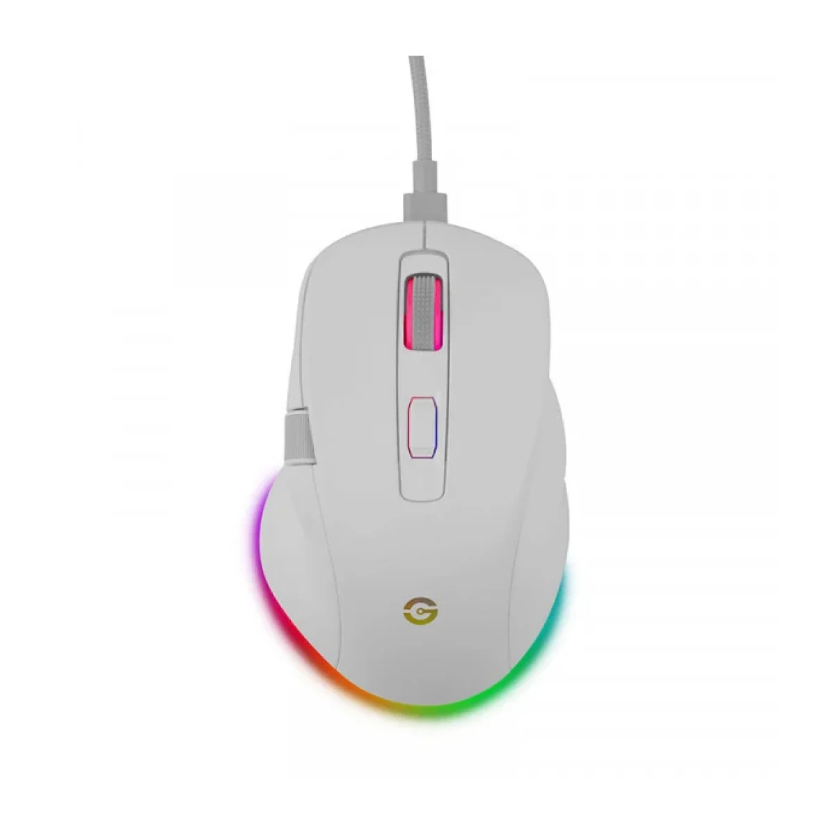 Mouse Gamer Getttech GGM RGBTR 01 InalambricoAlamb GGM RGBTR 01 WH