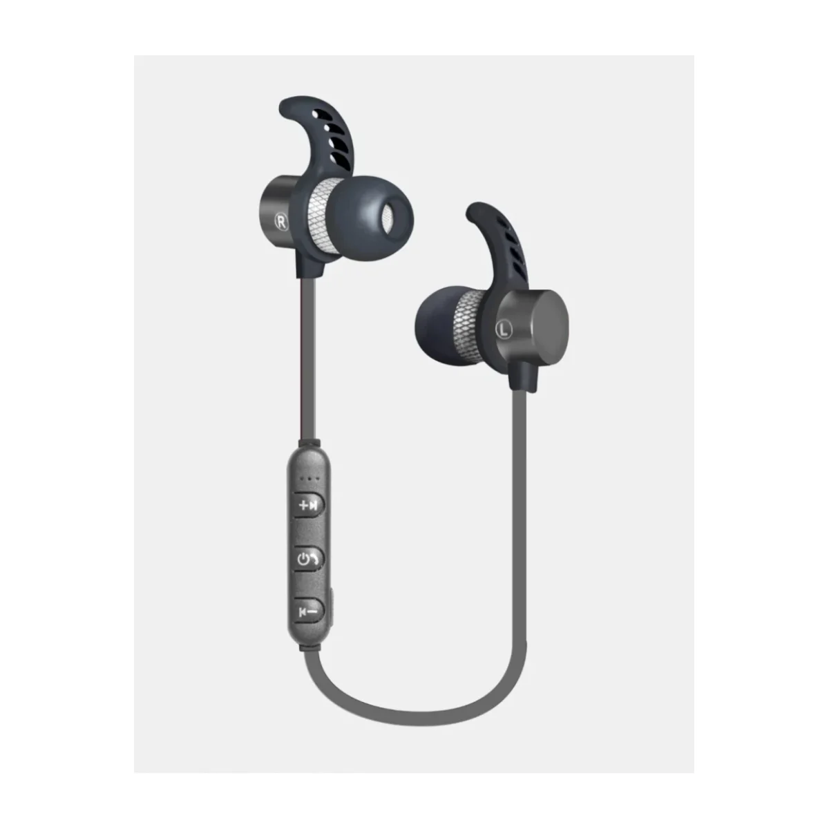 Auriculares Ginga Ginga Chrome Bluetooth 35mm Gris GI18AUD01BT GR