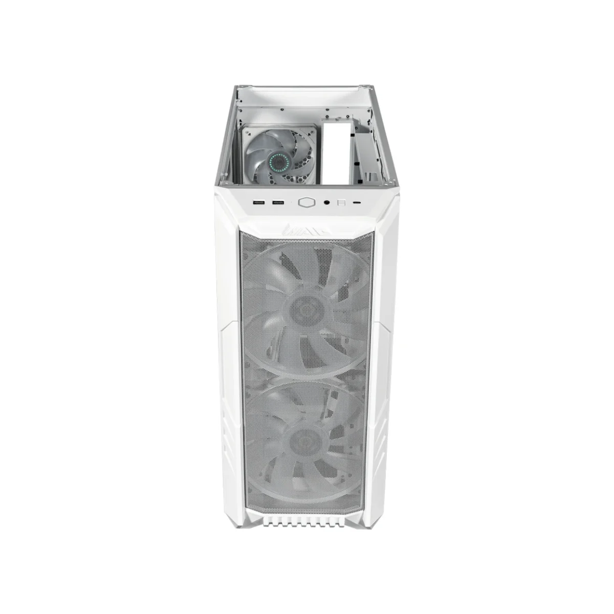 Gabinete gamer con ventilación