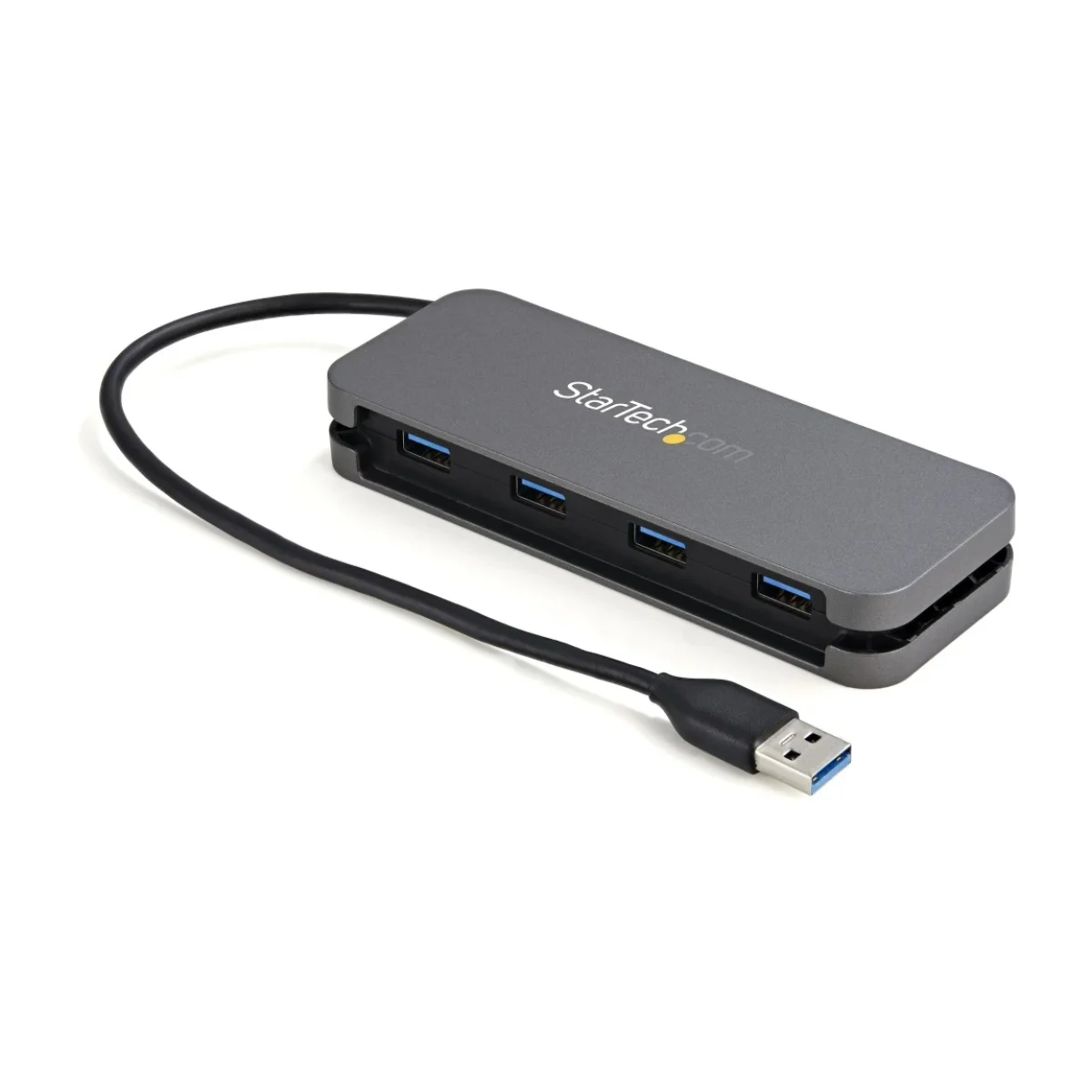 HUB USB 30 StarTechcom HB30AM4AB 4 USB A Negro Gris HB30AM4AB