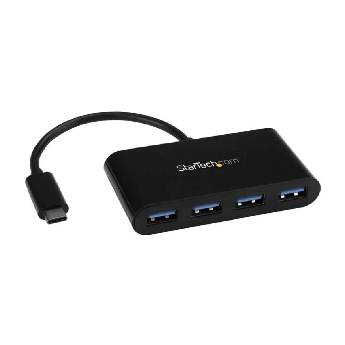 Hub StarTechcom HB30C4AB USB 30 USB C A 4 Puertos USB A Negro HB30C4AB