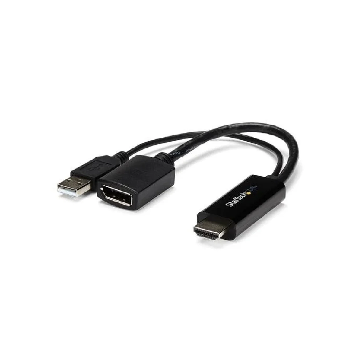 Adaptador de Video StarTechcom HDMI a DisplayPort 4K Con alimentacion USB HD2DP