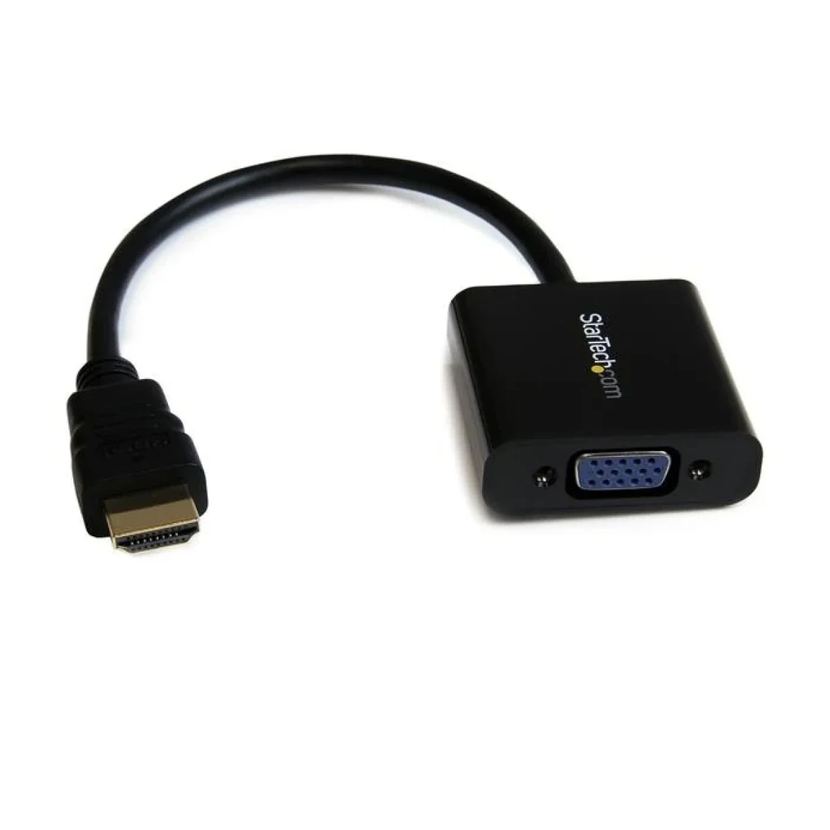 Adaptador de Video StarTechcom HDMI a VGA Macho Hembra Negro HD2VGAE2