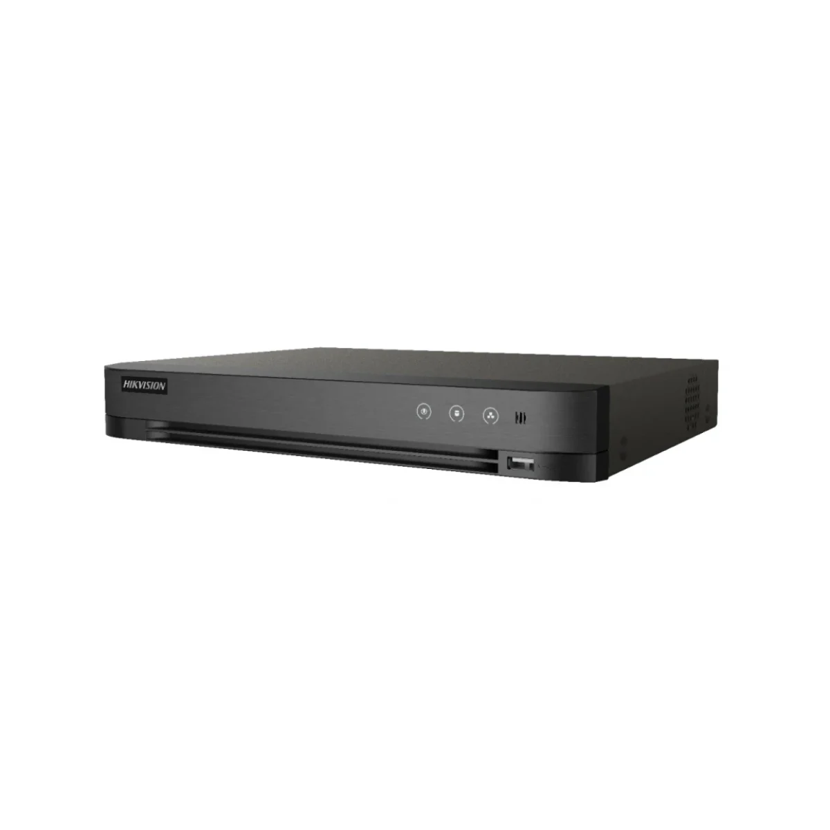 Kit de Vigilancia HIKVISION HIK5MPSLQ KITB DVR iDS 7204HUHI M1 SC 4 Canales 4 Camaras DS 2CE16H0T ITFS Fuente de Poder Accesorios de Instalacion HIK5MPSLQ KITB