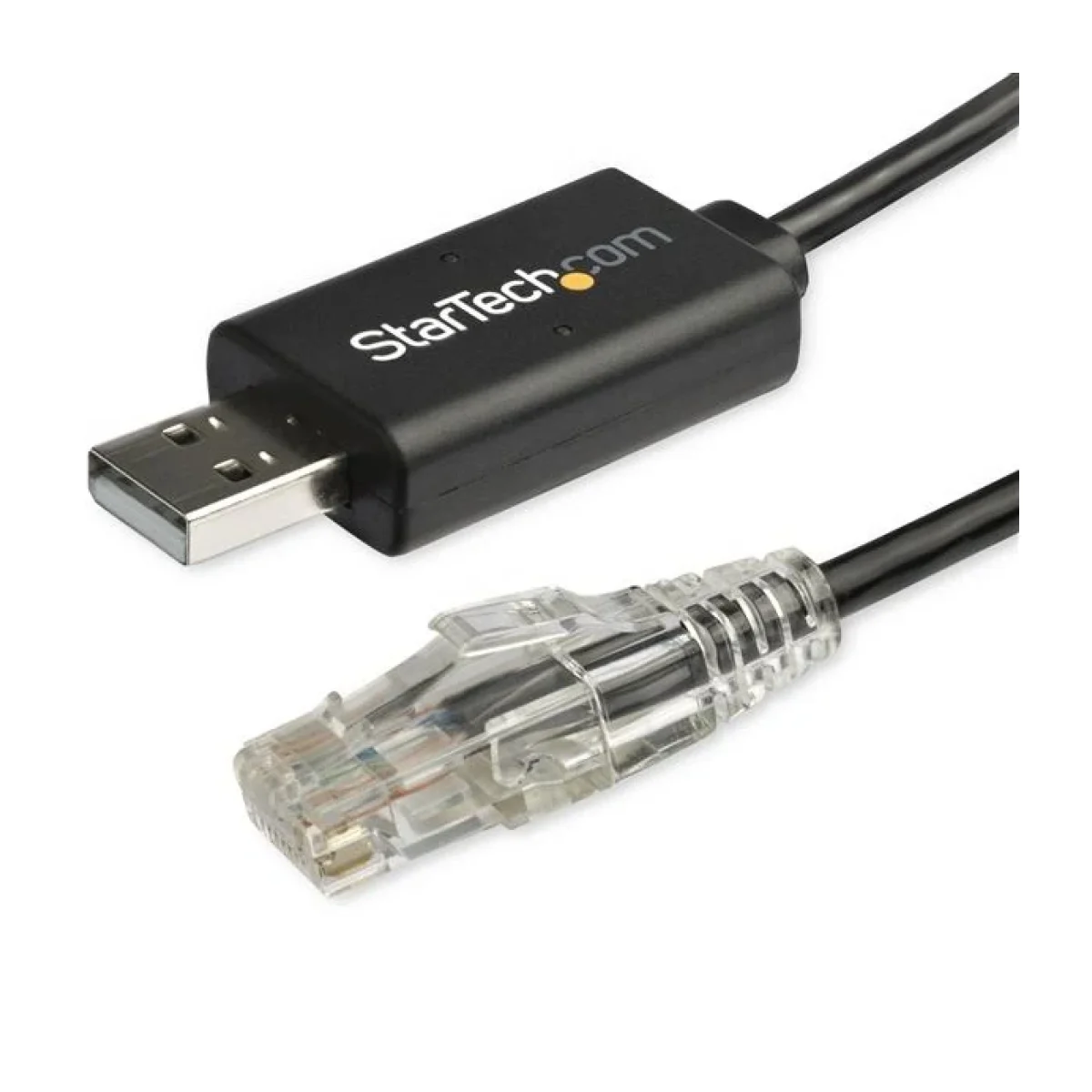 Cable USB StarTechcom ICUSBROLLOVR USB 20 RJ 45 18Mts Negro ICUSBROLLOVR