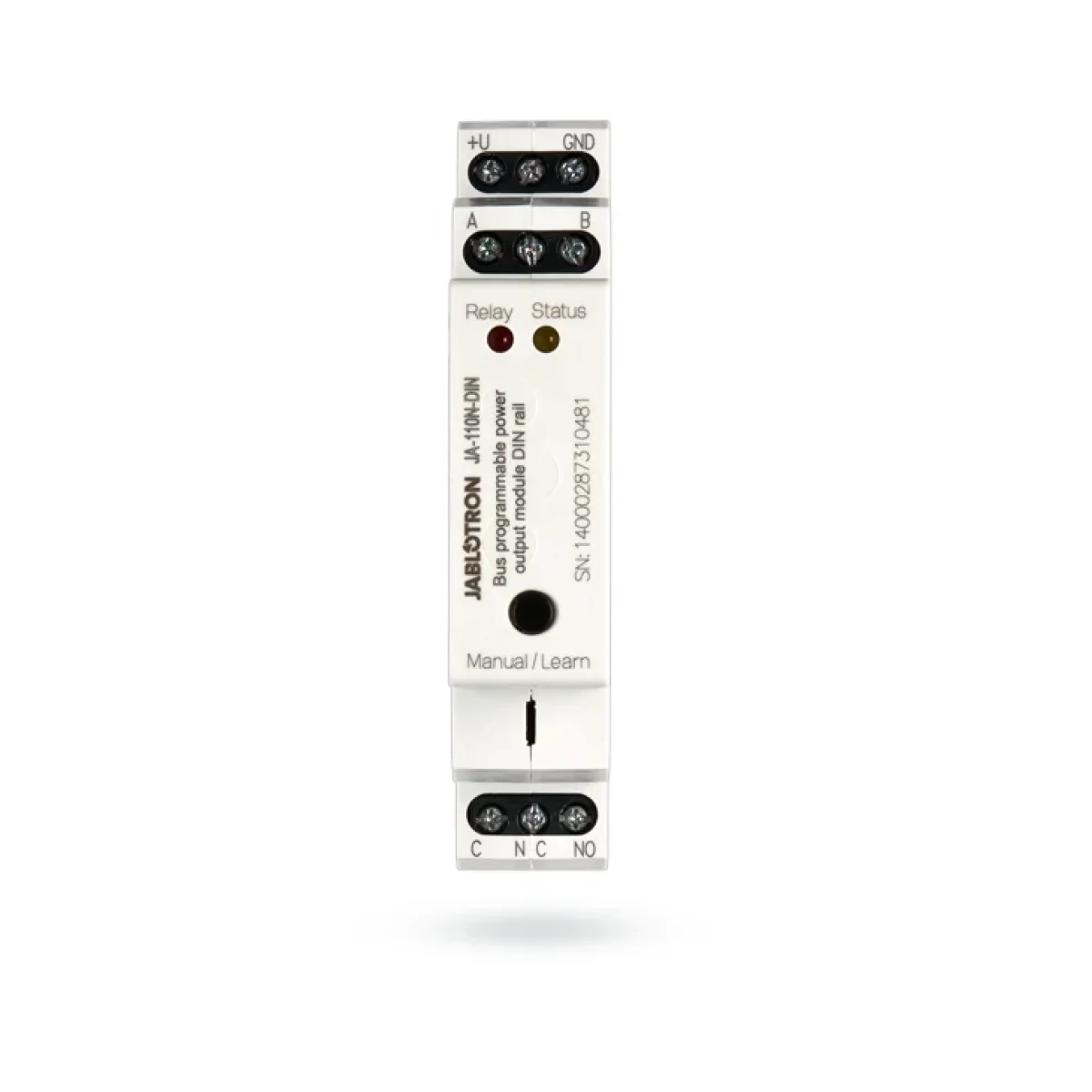 modulo de fuerza jablotron ja 110n din de salidas pg din 18 x 90 x 64 mm interior ja 110n din