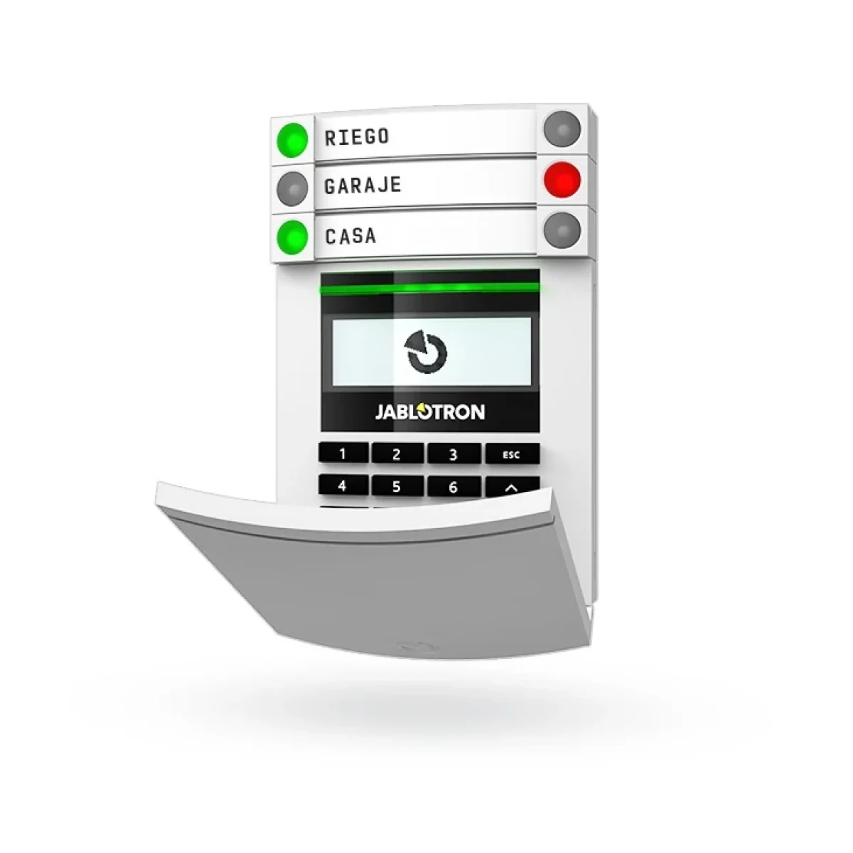 Modulo de Acceso Jablotron JA 114E Pantalla LCD Teclado RFID Con control JA 192E incluido JA 114E