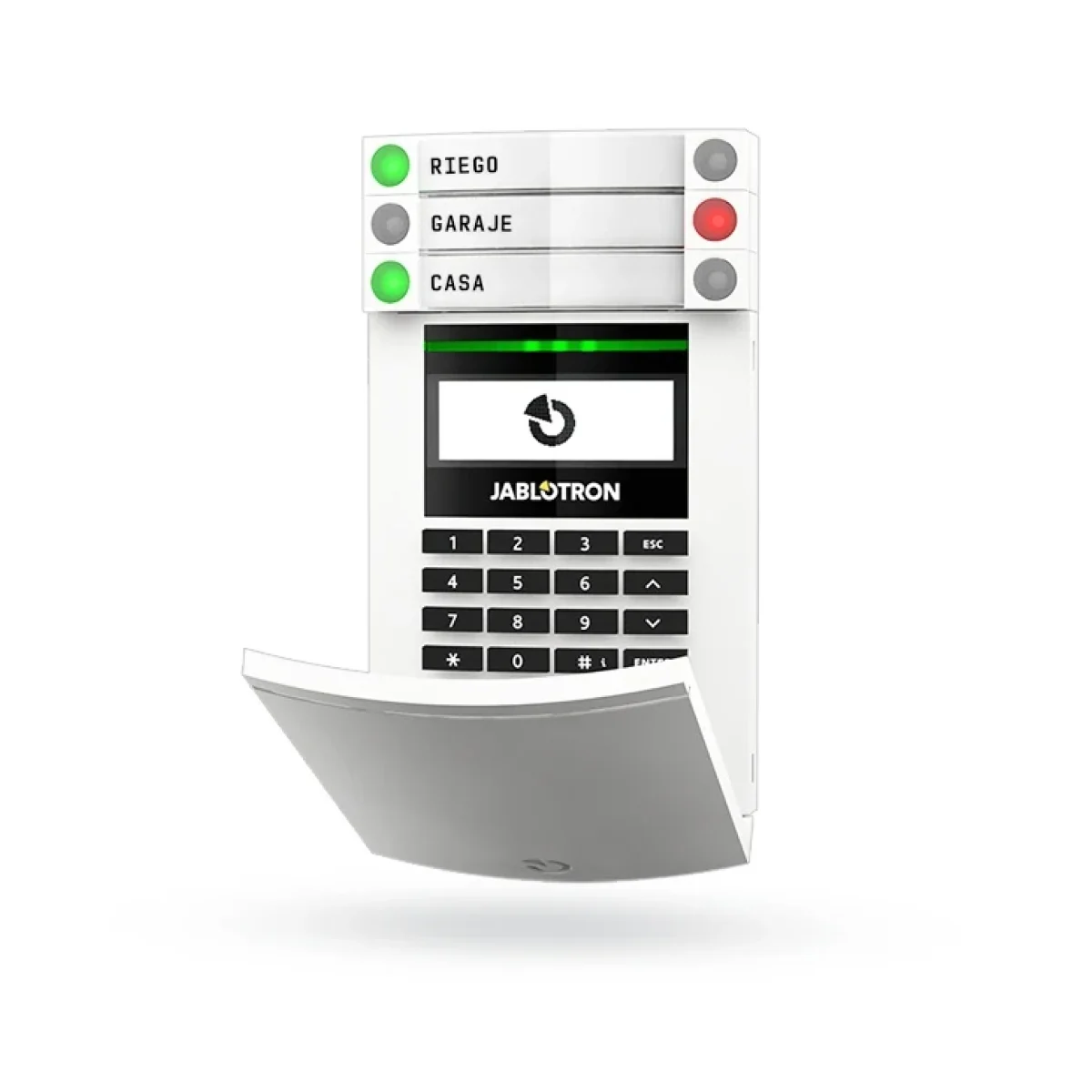 Modulo de acceso Jablotron JA 154E LCD Inalambrico Bidireccional Con Teclado Lector RFID JA 154E