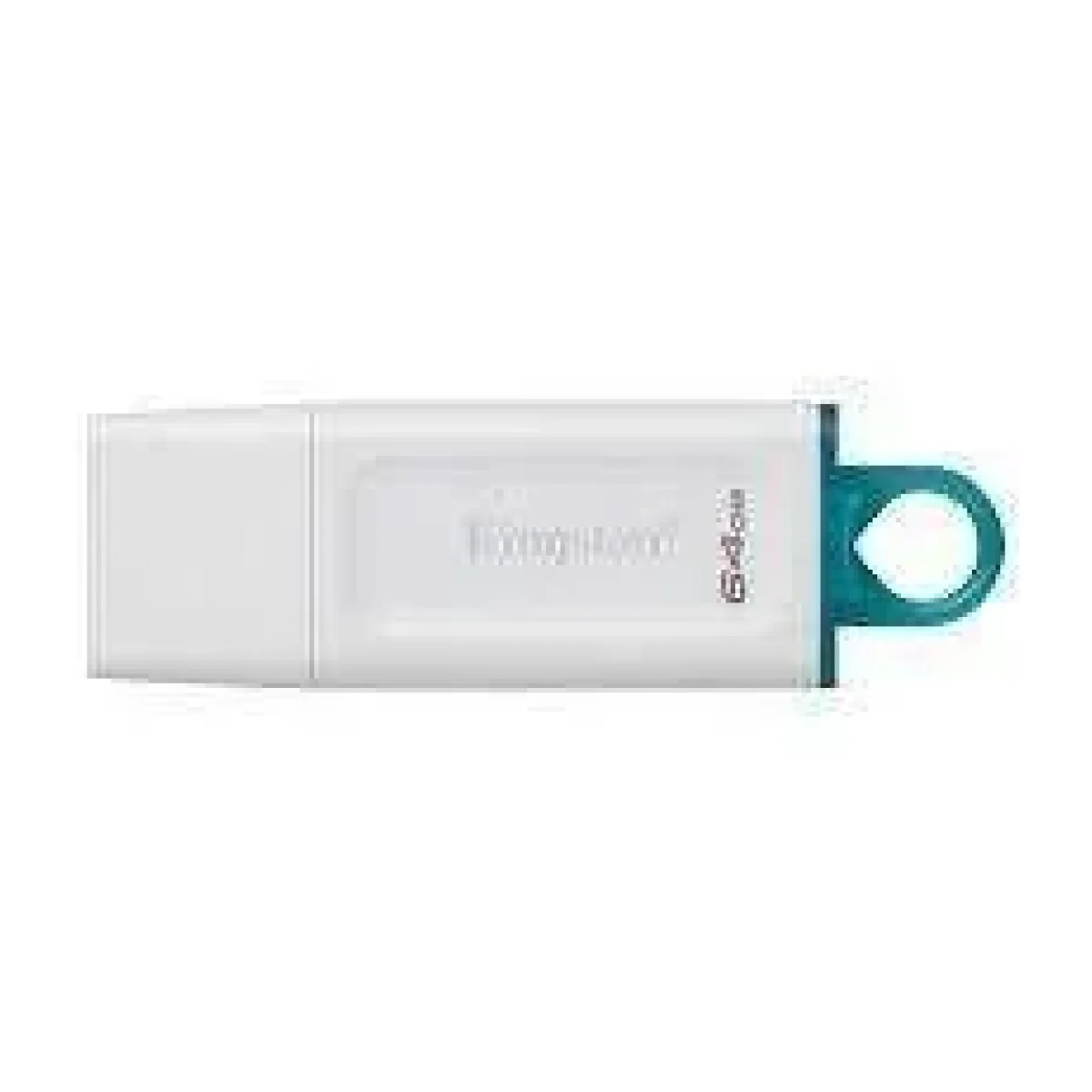 Memoria USB Kingston DataTraveler Exodia 64GB USB 32 Blanco con Anillo Azul Transparente KC U2G64 5R